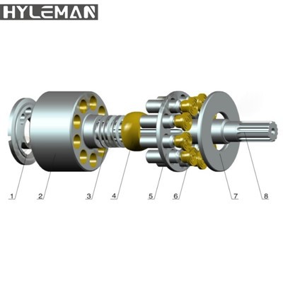 NX15 Hydraulické části pístového čerpadla